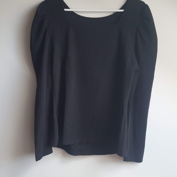 Shein Curve Cut Out Gigot Sleeve Shirt 2XL - Picture 3 of 7